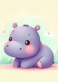 Moo Dong little hippo round body n.36