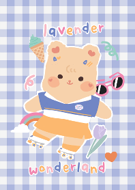 Carol Bear in Lavender Wonderland