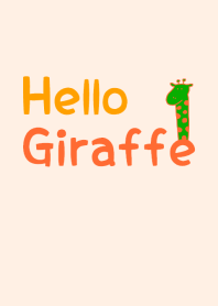Hello Giraffe orange 10