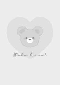 MOKO KUMA 2  #HEART #gray