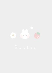 兔子和草莓 / light gray