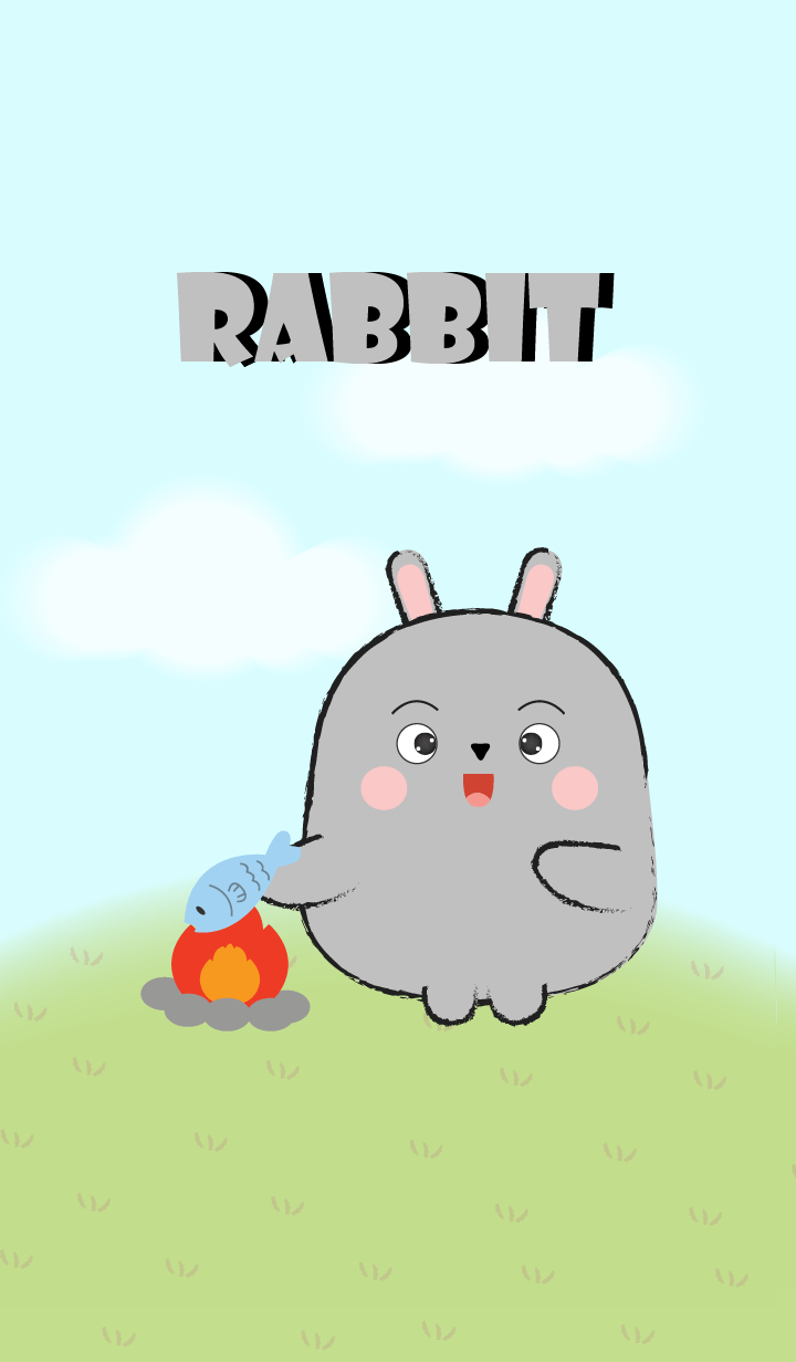 Pretty Fat Gray Rabbit Theme 2