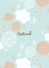 White and beige flower shine12 Japan