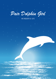 Pair Dolphin Girl Theme.