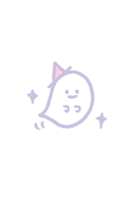 Biepo Simple 16-2 Cute ghost (purple )
