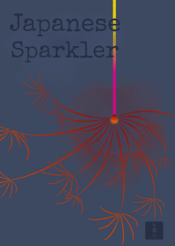 [改] 和柄06 (線香花火) + 水色