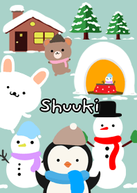 Shuuki Cute Winter illustrations