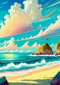 Beautiful real scenery(Summer-383)