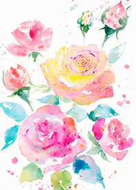 薔薇(バラ)の花の着せかえ(R4001)