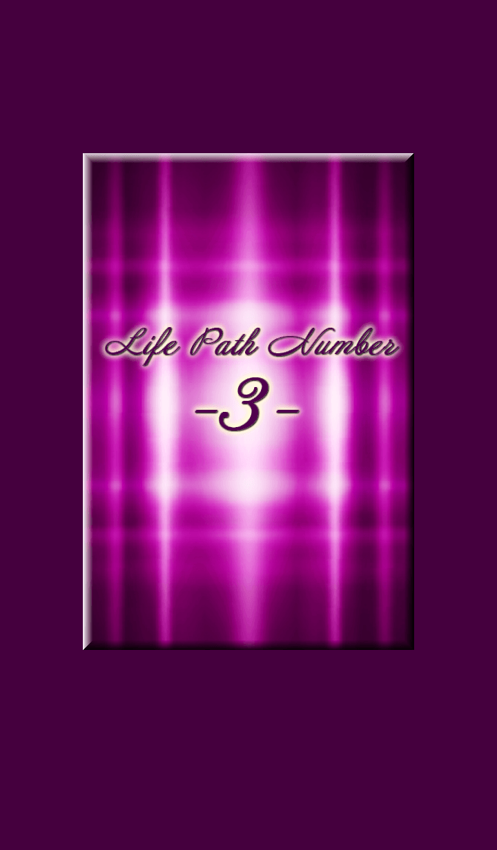 Life Path Numbers -3-Pink