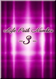 Life Path Numbers -3-Pink