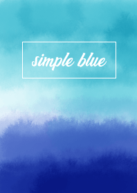 simple blue -Tiedye-