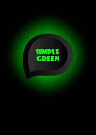 Green Button In Black V.5