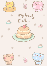 The tiny cat