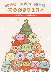 Mon Mon Monsters winter Red theme