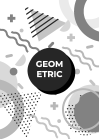 Geometric Sweet White Nero Grey