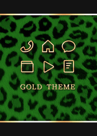 GOLD x PANTHER PATTERN  - 01 F-37