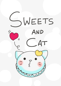 Sweets and cat. macaroon ver.