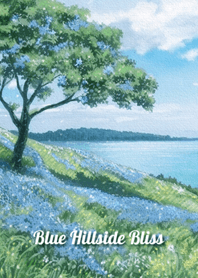 Blue Hillside Bliss