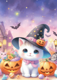 Cute Fat Cat Halloween n.31