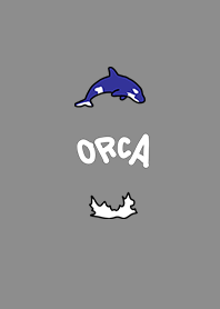 Killer Whales and Splashing gray.