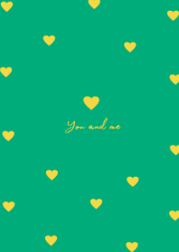 pattern_heart (JP) orangegreen