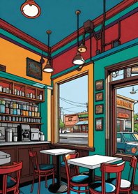 Cozy Coffee shop afa7aF