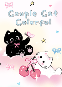 Couple Cat colorful