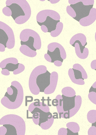 Pattern Leopard Pale lilac