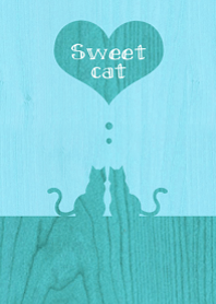 sweet cat [Wood Blue]