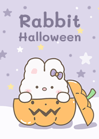 Rabbit In Halloween Pastel!