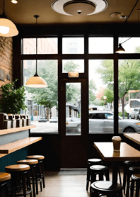 Cozy Coffee shop 68494A