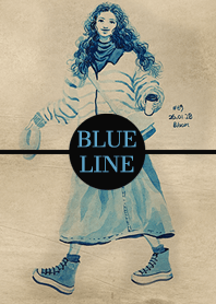 Blue Line drawing 001