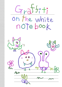 Graffiti on the white notebook/Monsters