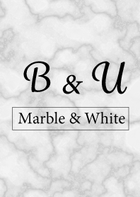 B&U-Marble&White-Initial