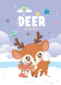 กวางน้อย ริมทะเล สีม่วง