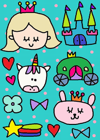 (HAPPY princess x mint dot)