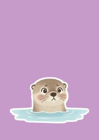 Otter03 light purple JP
