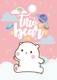 หมีเพื่อนรัก กาแล็กซี่ สีชมพูอ่อน