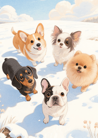 Cute Pretty Small Dog Theme