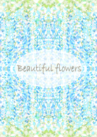 Beautiful flowers blue