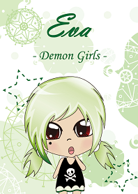Demon Girls - Cute Eva (green)