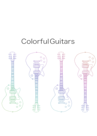 Gitar Berwarna-warni 3