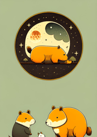 Ukiyo-e - Capybara b1EFE1