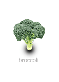 Simple cute broccoli
