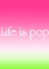 スイカ色のグラデーション #fresh