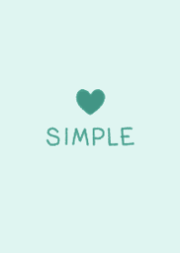 handwriting (heart)  - emerald green
