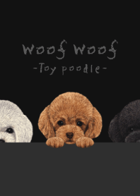 Woof Woof - Toy poodle - BLACK/GRAY