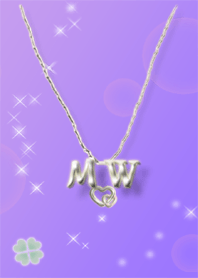 initial.30 M&W(four Leaf Clover)