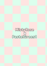 MistyRose[]PastelGreen1/TKC